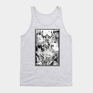 Aliens Art print version (paintchips) Tank Top